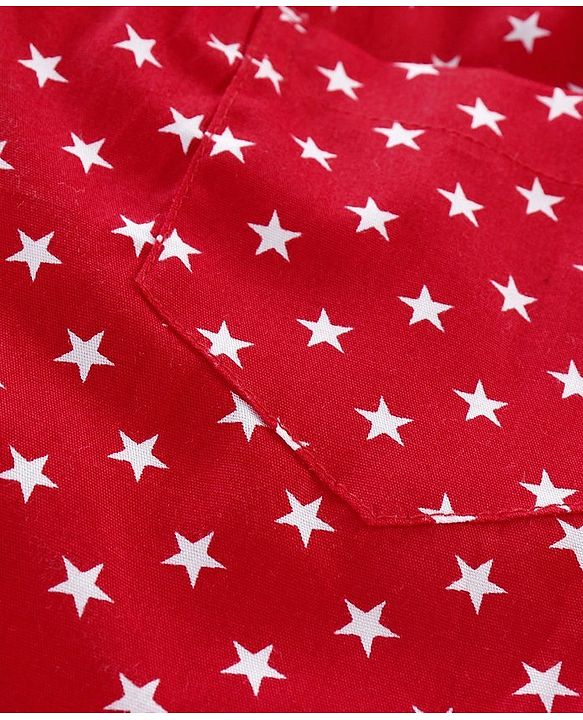 Babyhug 100% Cotton Boxers Pack of 2 - Navy Red