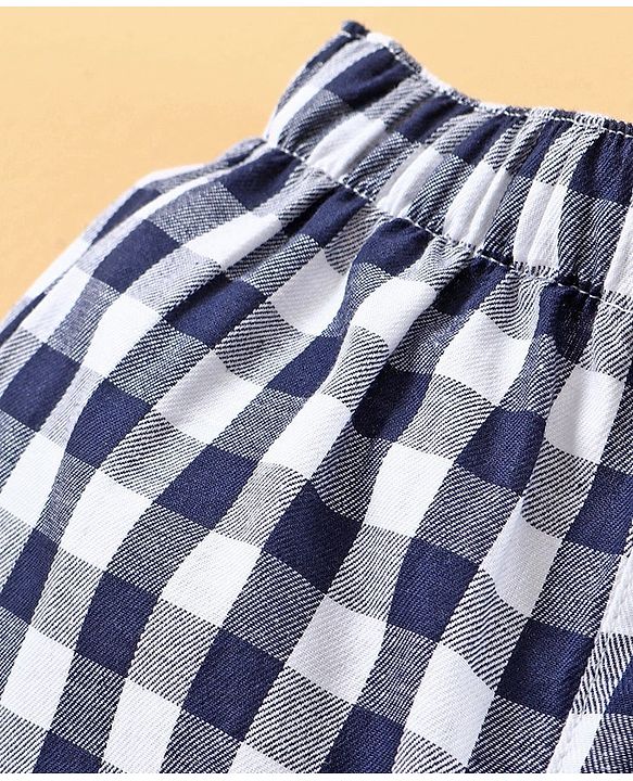Babyhug 100% Cotton Boxers Pack of 2 - Navy Red
