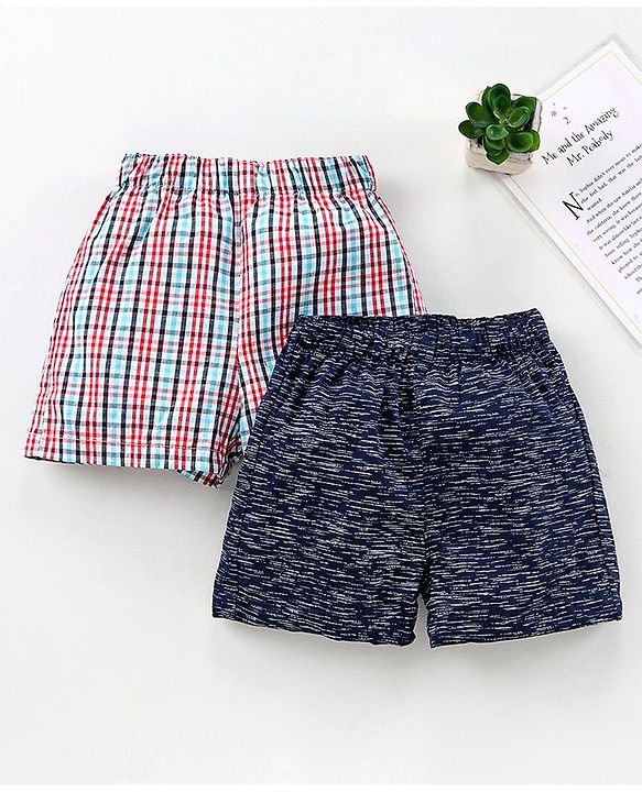 Babyhug 100% Cotton Printed Boxers Pack of 2 - Multicolor - 12-18M Multi Color