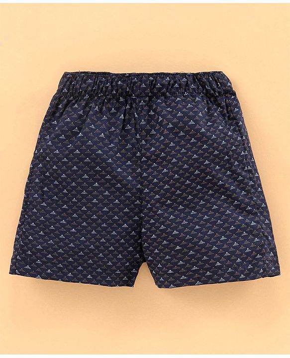 Babyhug 100% Cotton Boxers Pack of 3 - Multicolor