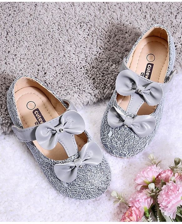 Cute Walk by Babyhug Ballerinas - Grey