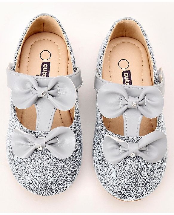 Cute Walk by Babyhug Ballerinas - Grey