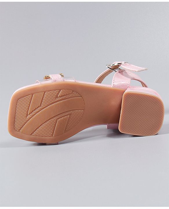 Cute Walk by Babyhug Party Wear Sandals - Pink - EU 26 Pink