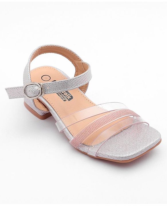 Cute Walk by Babyhug Shimmer Sandals - Pink - EU 23 Pink