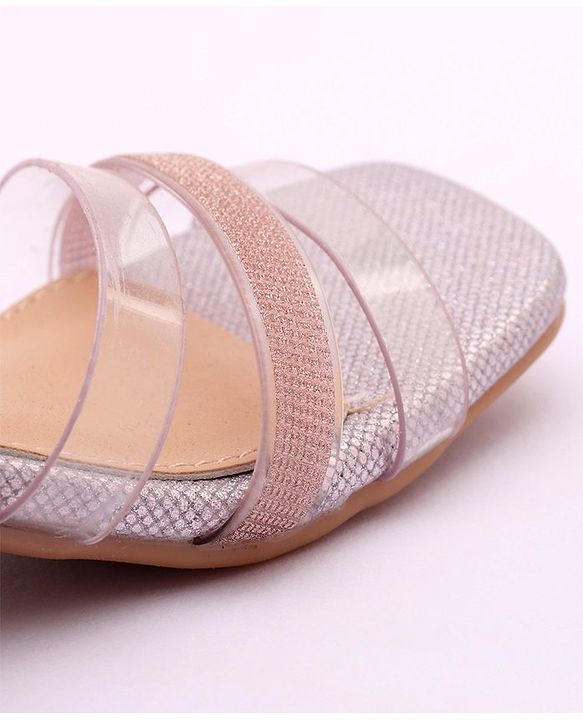 Cute Walk by Babyhug Shimmer Sandals - Pink - EU 25 Pink