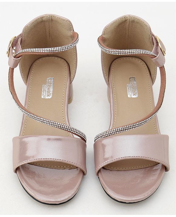 Cute Walk by Babyhug Sandals With Studded Pearls - Pink
