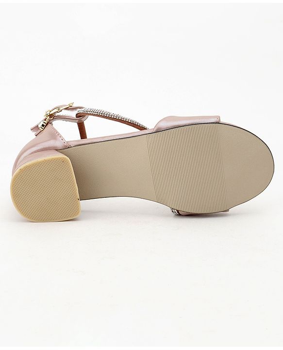 Cute Walk by Babyhug Sandals With Studded Pearls - Pink