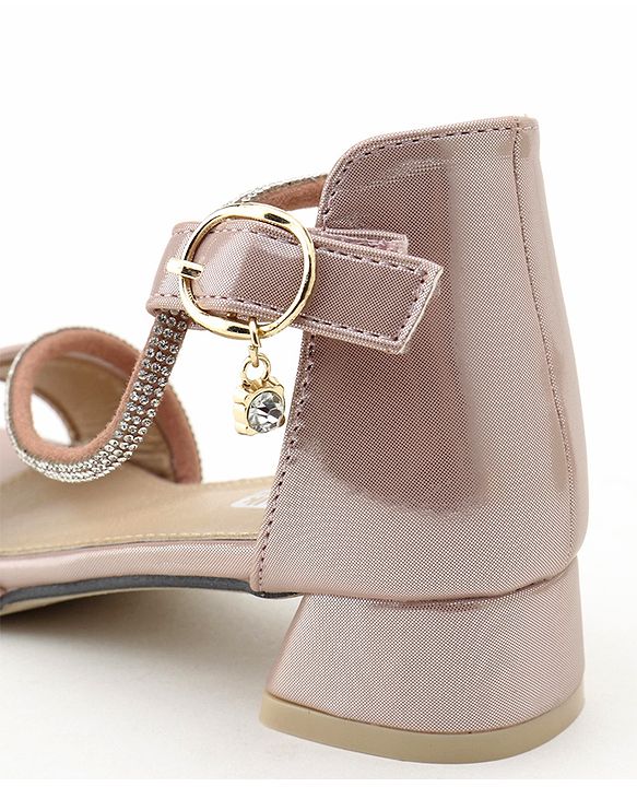 Cute Walk by Babyhug Sandals With Studded Pearls - Pink