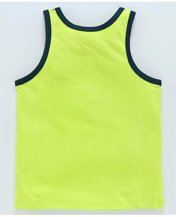 Pine Kids Sleeveless Anti Microbial and Bio Was Vest Pack of 2 - Green