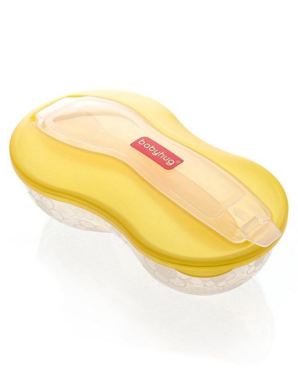Babyhug Air Tight Bowl With Spoon - Yellow