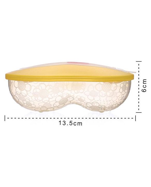 Babyhug Air Tight Bowl With Spoon - Yellow