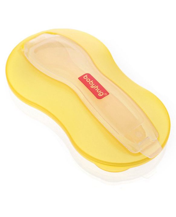 Babyhug Air Tight Bowl With Spoon - Yellow