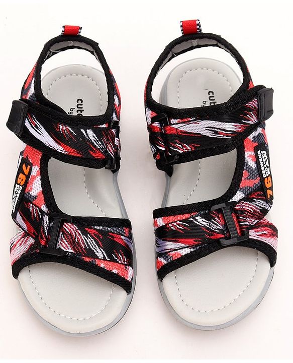 Cute Walk by Babyhug Sandals  - Red