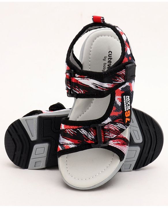 Cute Walk by Babyhug Sandals  - Red