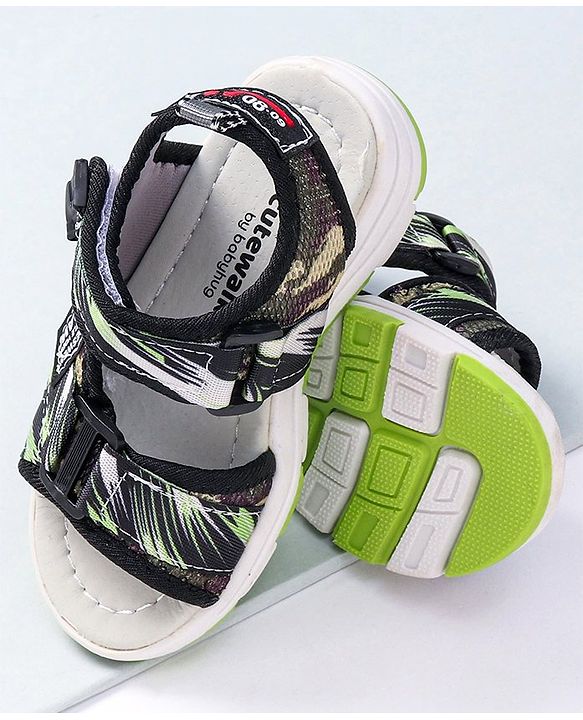 Cute Walk by Babyhug Sandals -  Green