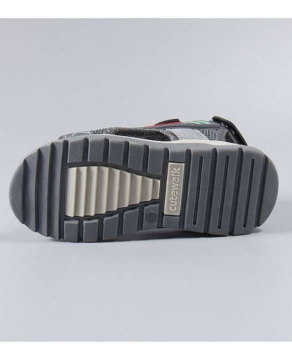 Cute Walk by Babyhug Sandals  - Grey