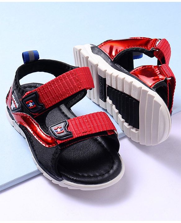 Cute Walk by Babyhug Sandals - Red