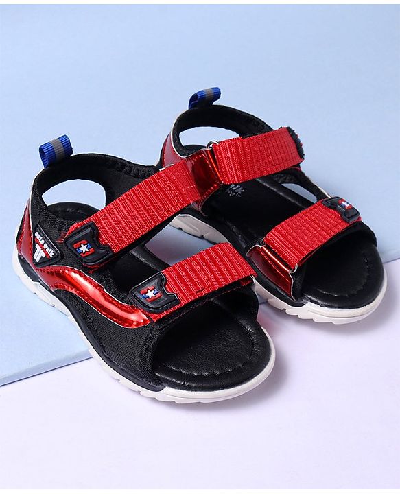 Cute Walk by Babyhug Sandals - Red