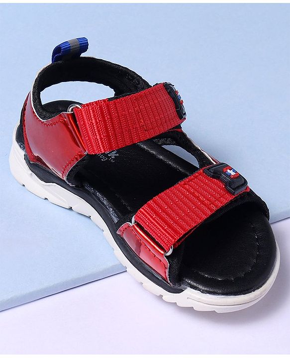 Cute Walk by Babyhug Sandals - Red