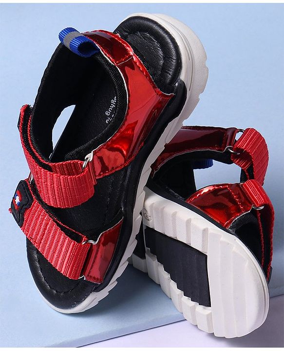 Cute Walk by Babyhug Sandals - Red