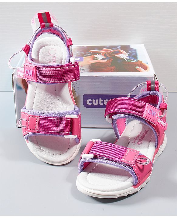 Cute Walk by Babyhug Casual Sandals - Pink