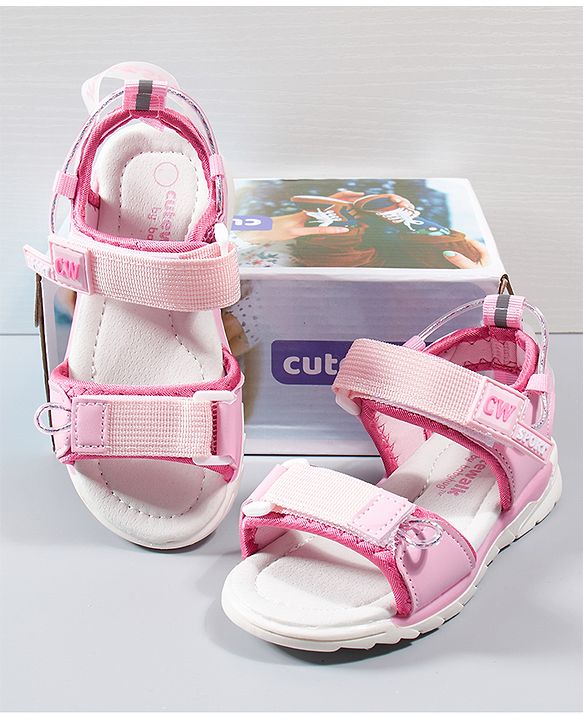 Cute Walk by Babyhug Casual Sandals - Pink