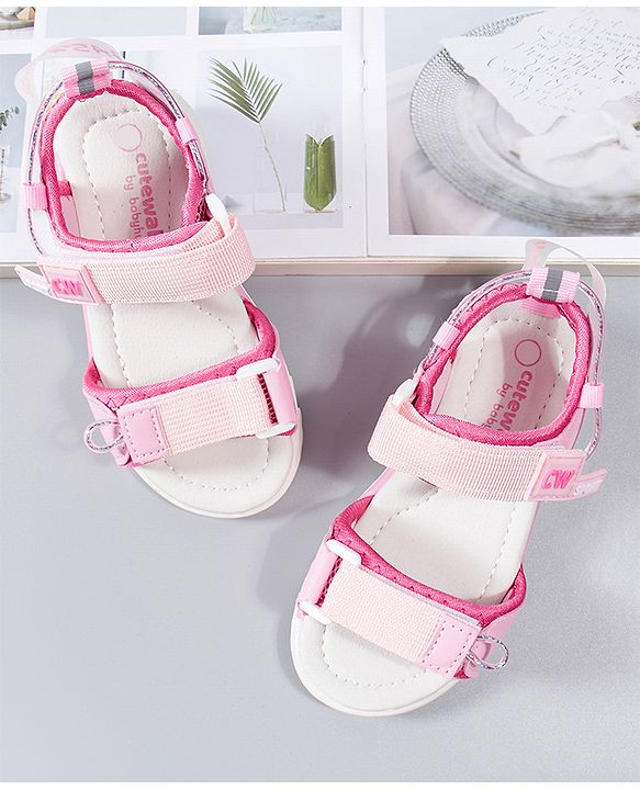 Cute Walk by Babyhug Casual Sandals - Pink