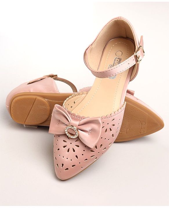 Cute Walk by Babyhug Laser Cut Sandals - Pink