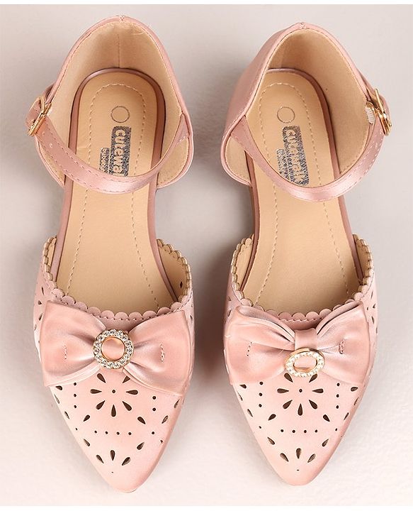 Cute Walk by Babyhug Laser Cut Sandals - Pink