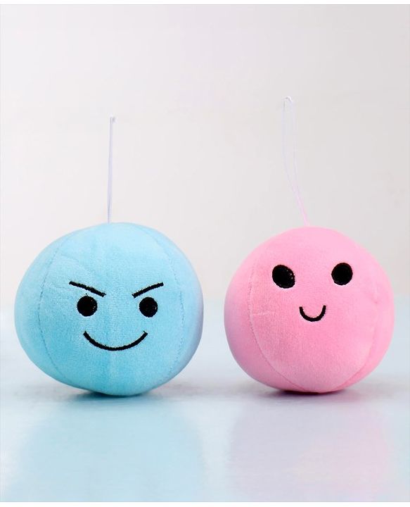 Babyhug Soft Smiley Balls Set of 7|Colorful Plush Balls for Toddlers|Boosts Sensory, Motor & Social Skills|Safe & Interactive|Learning Through Play|BIS|Ideal Gift|2+ Months|Multicolor