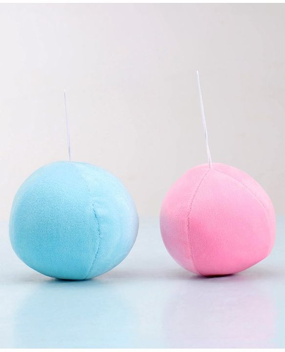 Babyhug Soft Smiley Balls Set of 7|Colorful Plush Balls for Toddlers|Boosts Sensory, Motor & Social Skills|Safe & Interactive|Learning Through Play|BIS|Ideal Gift|2+ Months|Multicolor