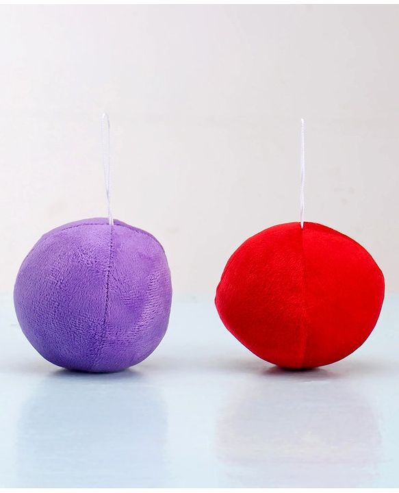 Babyhug Soft Smiley Balls Set of 7|Colorful Plush Balls for Toddlers|Boosts Sensory, Motor & Social Skills|Safe & Interactive|Learning Through Play|BIS|Ideal Gift|2+ Months|Multicolor