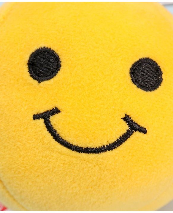 Babyhug Soft Smiley Balls Set of 7|Colorful Plush Balls for Toddlers|Boosts Sensory, Motor & Social Skills|Safe & Interactive|Learning Through Play|BIS|Ideal Gift|2+ Months|Multicolor