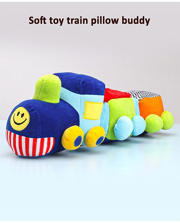 Babyhug Activity Soft Toy Train Multicolour - Length 46 cm