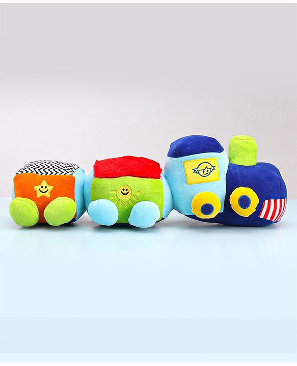 Babyhug Activity Soft Toy Train Multicolour - Length 46 cm