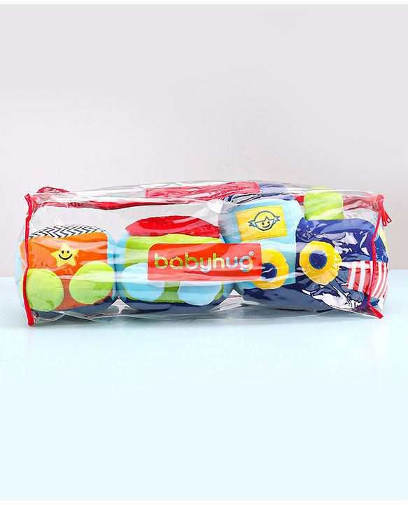 Babyhug Activity Soft Toy Train Multicolour - Length 46 cm