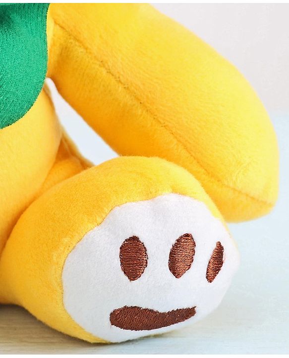 Babyhug Soft Lion Plush Toy with Adorable Mane and Green Bow Tie|Super Soft Cuddle Buddy for Snuggles, Sensory & Emotional Development |Lightweight, Travel-Friendly|2+ Years|BIS|Height-25cm