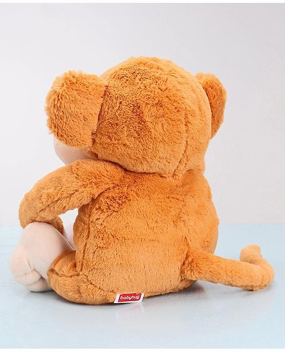 Babyhug Monkey Soft Toy Brown - Height 40 cm