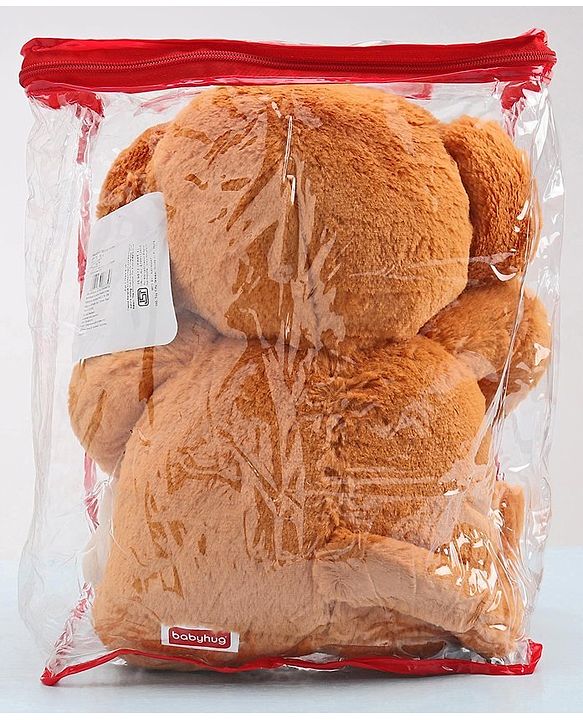 Babyhug Monkey Soft Toy Brown - Height 40 cm