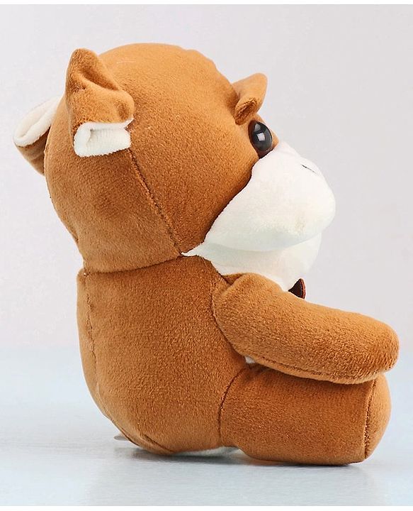 Babyhug Dog Soft Toy Pack of 2 Black Brown - Height 15 cm