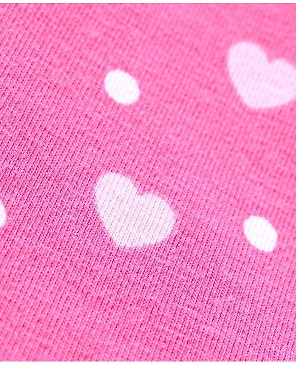 Babyhug Three Fourth Leggings Pack of 2 - Blue Pink