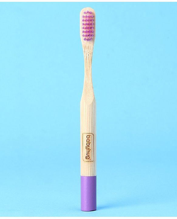 Babyhug Bamboo Toothbrushes Pack of 4 - Multicolor