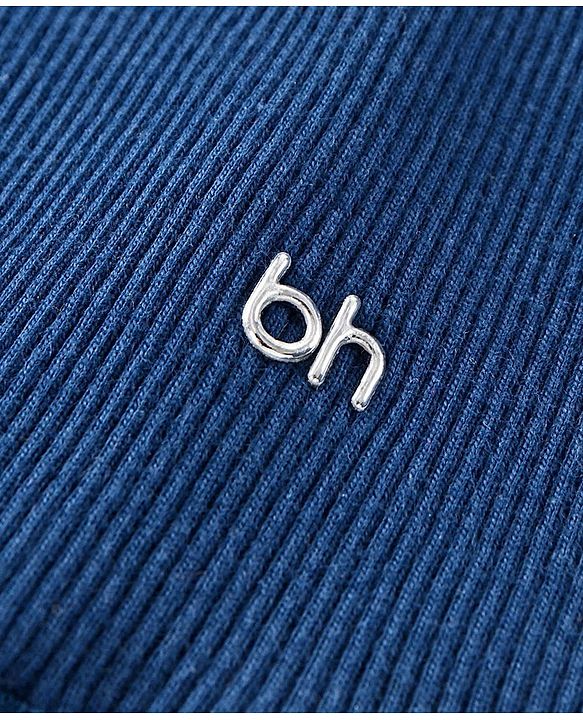Babyhug Winter Wear Full Sleeves Top - Navy Blue