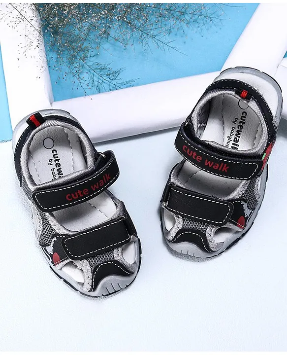 Buy Cute Walk by Babyhug Sandals Black for Boys 6 9Months Online