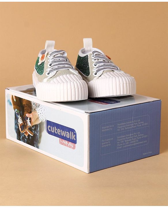 Cute Walk by Babyhug Casual Shoes - White