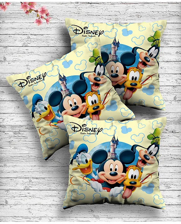 Disney By Kuber Mart Industries Mickey Mouse Microfibre Filled