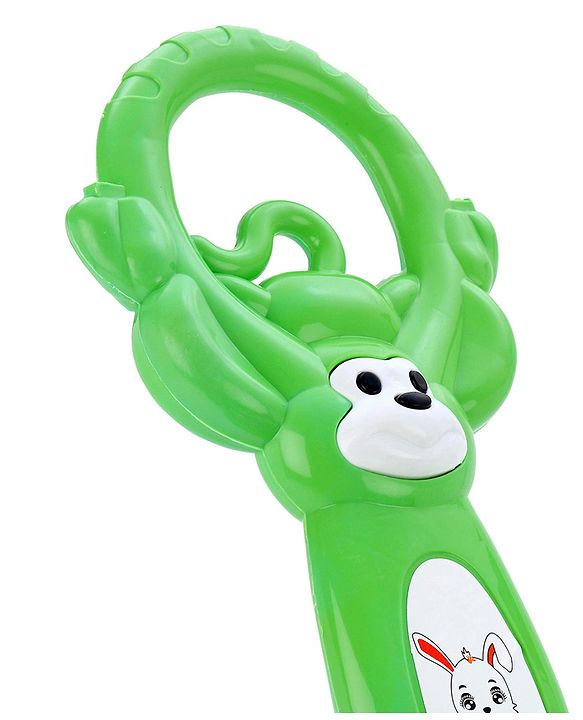 Babyhug Walker Bear Face - Green (Seat Print & Color May Vary)