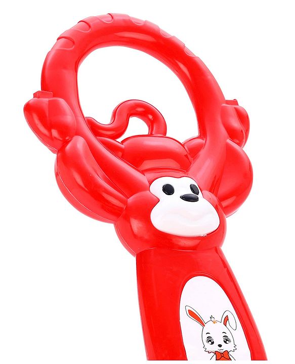 Babyhug Walker Bear Face - Red (Seat Print & Color May Vary)