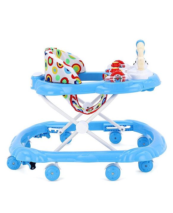 Babyhug Walker Monkey Face - Blue (Seat Print & Color May Vary)