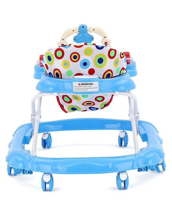 Babyhug Walker Monkey Face - Blue (Seat Print & Color May Vary)